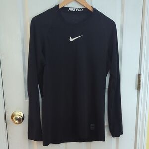 Nike Pro Black Long Sleeve Top